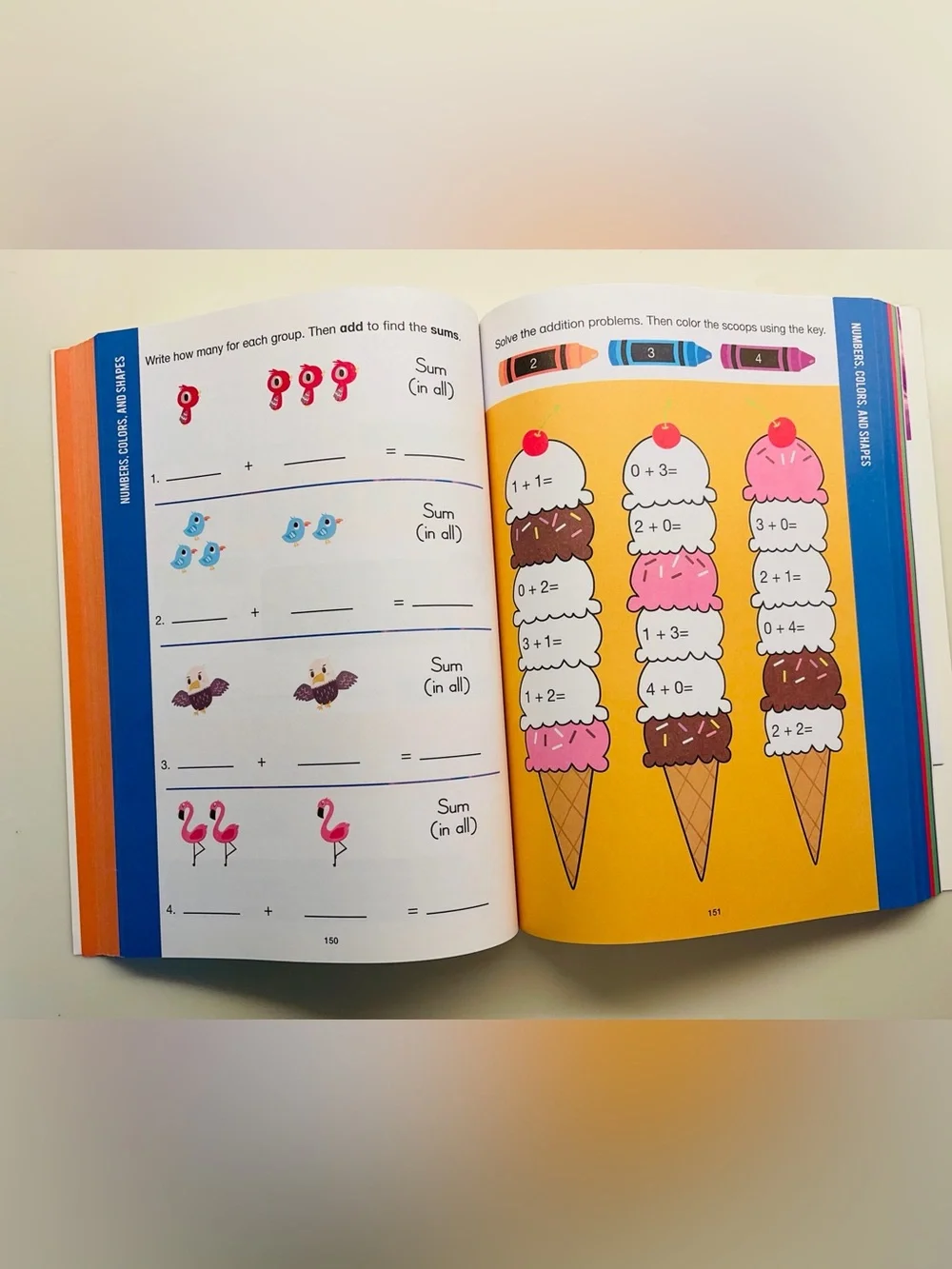 TWO Scholastic Kindergarten and First Grade Jumbo Workbooks